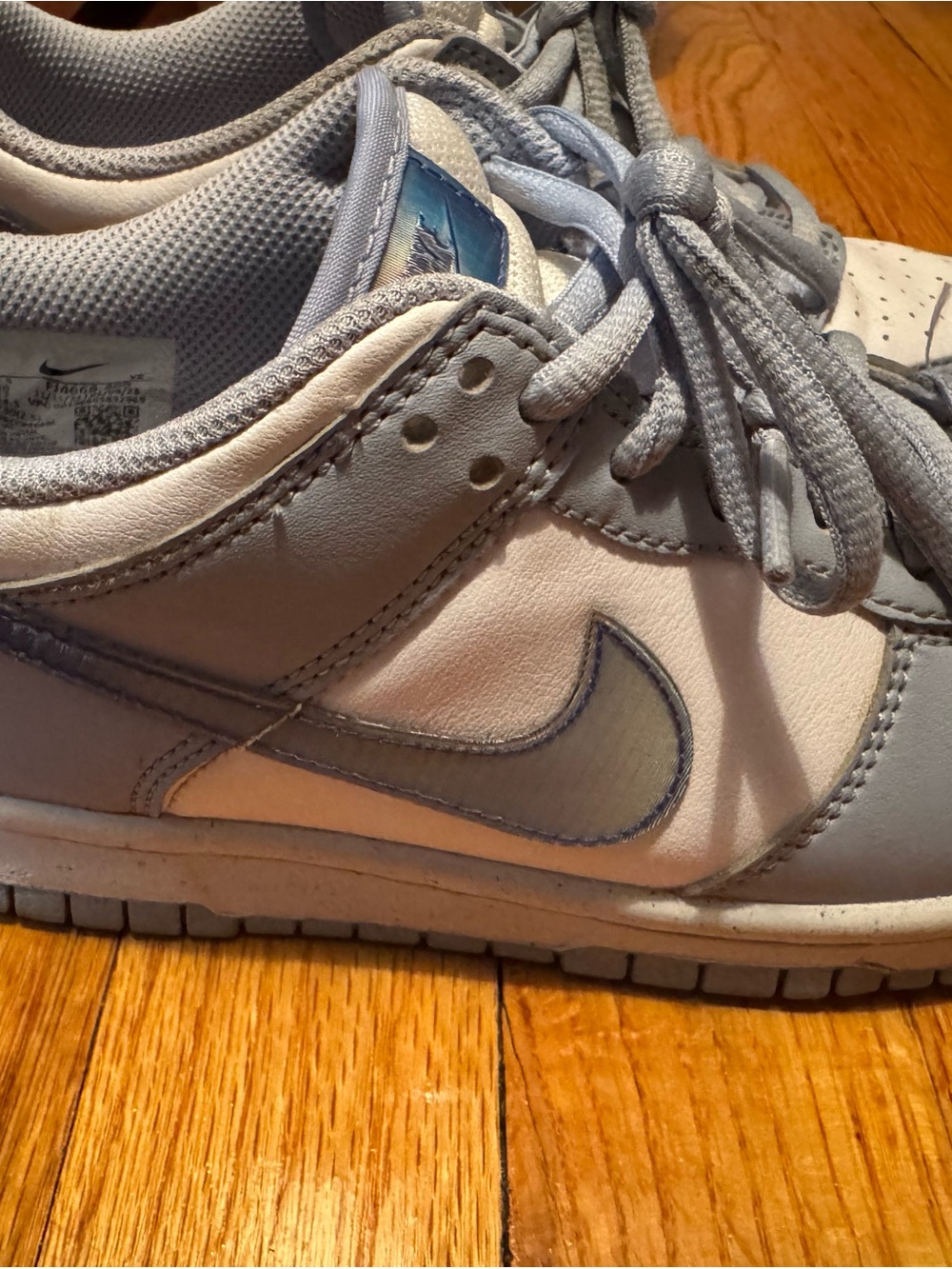 Nike Low-Top Sneakers in Light Blue and White